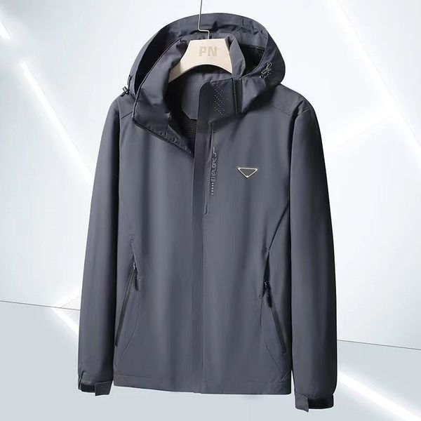 

windbreaker men's jackets mens sweaters designer rainproof jacket sweater printing men coat shirt quality round long letter sleeve embr, Black;brown
