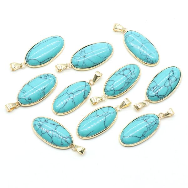 

natural stone pendants waterdrop shape mixed stone agate turquoise chakra healing stones charms for jewelry making necklace bracelet, Black