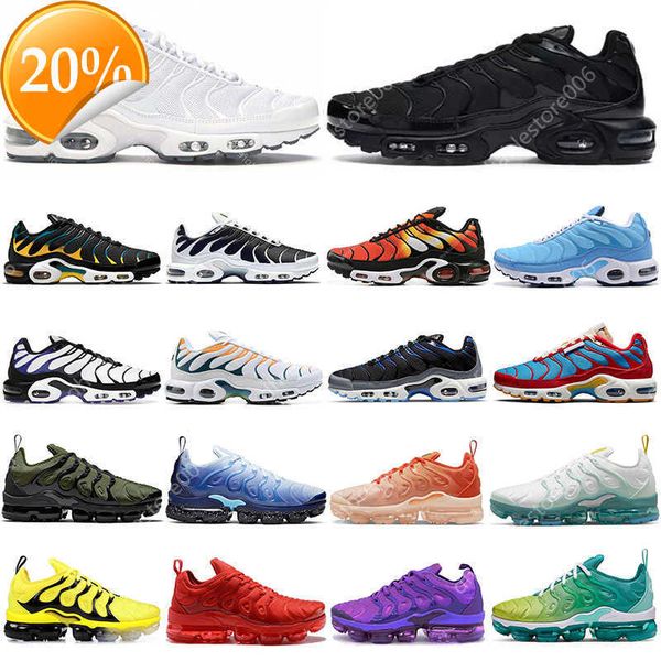 

sandals tn 2023 plus mens running shoes triple black white since 1972 orange gradients lemon lime red royal blue metallic gold fresh men wom