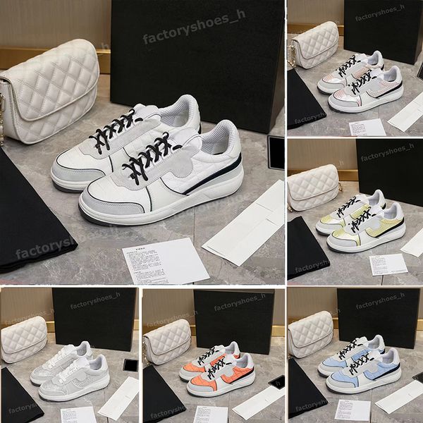 

men women casual shoes calfskin sneakers fabric suede leather sneaker platform vintage reflective trainers rhinestone couple trainer skatebo, Black