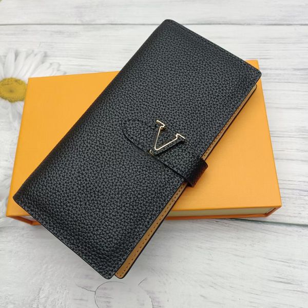 

5a luxury designer wallets men purse high-end women leather credit card holder with box, Red;black