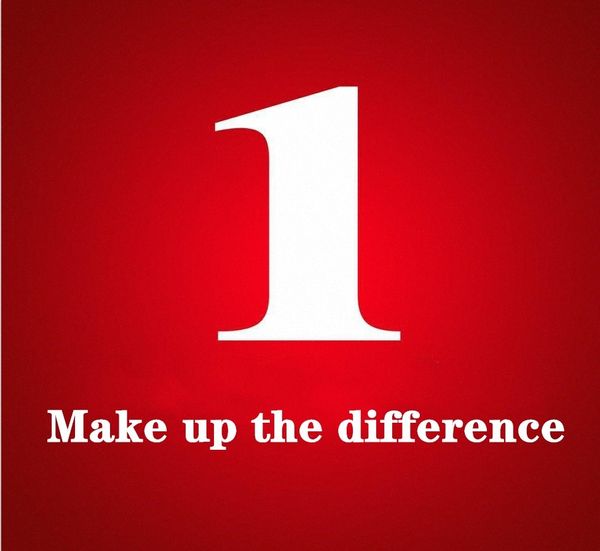 

dedicated make-up link postage difference make up the differencepacn#, White;pink