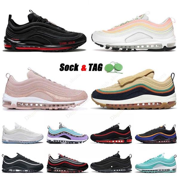 

97 97s mens run shoe running satan-1 pink white have a day purple golf nrg celestial gold melon tint barely volt atomic pink men women sneak