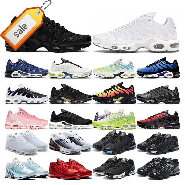 

tn plus 3 running shoes tn mens women triple white black laser blue volt glow oreo womens breathable sneakers trainers outdoor sports eur