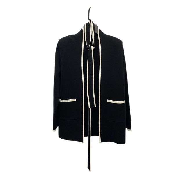 

autumn and winter new stylerich texturefine workmanshipsmooth and meticulous cardigan, White;black