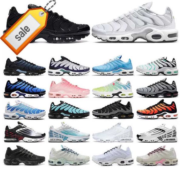 

tn plus running shoes men women black bubblegum yolk cherry cool grey neon olive pure platinum dark blue mens womens sports trainers