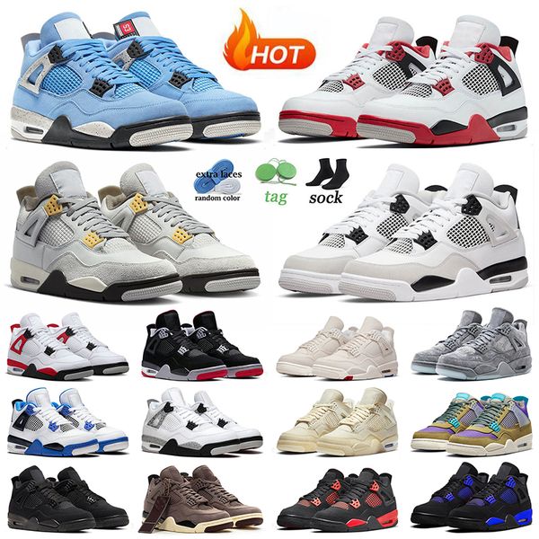 

military black 4s basketball shoes jumpman 4 mens women pn dust fire red university blue cement a ma maniere violet ore thunder sail kaws gr