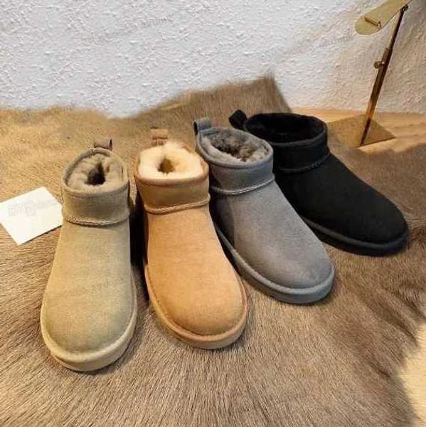 

boots australia australian classic warm boots usa gs 585401 women's mini snow boot winter full fur fluffy furry satin ankle bootss kids, Black