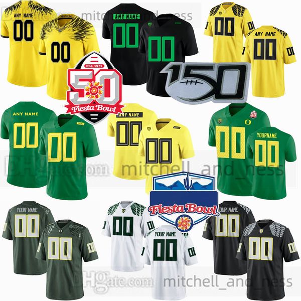 

custom s-6xl ncaa oregon ducks football jersey 16 marcus sanders 13 ty thompson 21 byron cardwell 25 brison cobbins 19 caleb chapma 23 chase, Black