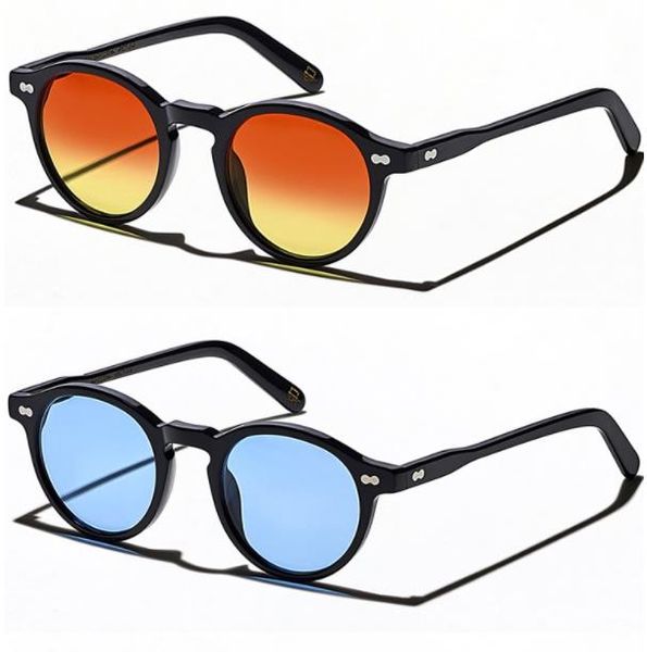

new design suunglasses johnny sun glasses miltzen frames sunglasses eyewear depp eyeglasses frames with lemtosh box, White;black
