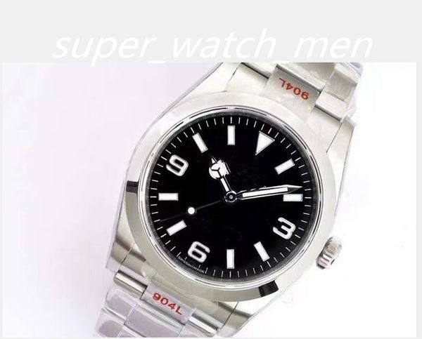 

ew factory men watch size 36mm sapphire glass black dial 3230 movement automatic mechanical 904 steel case wristwatches, Slivery;brown