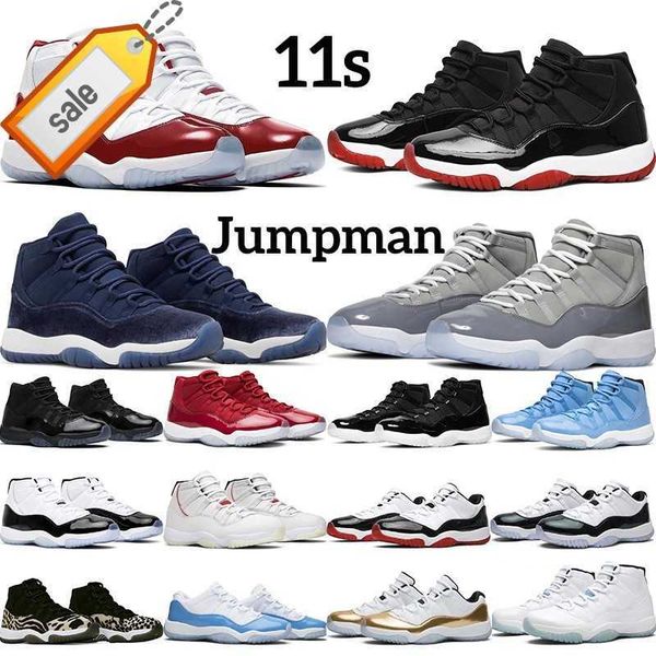 

og cherry 11 retro men basketball shoes midnight navy velvet jumpman 11s bred cool grey gamma blue j11 heiress womens mens trainers, Black