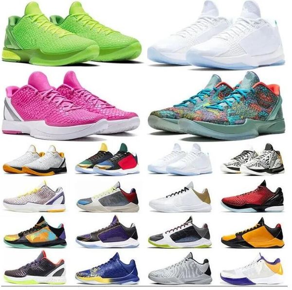 

2023 new basketball shoes protro system lakers bruce lee big stage chaos prelude metallic gold rings mamba zoom 5 6 series what if men 7 8 c
