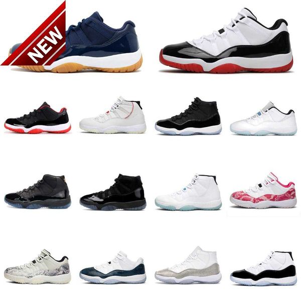 

new og jumpman 11s men basketball shoes cherry cool grey animal instinct 25th anniversary bred pure violet concord mens women 11 retro, Black