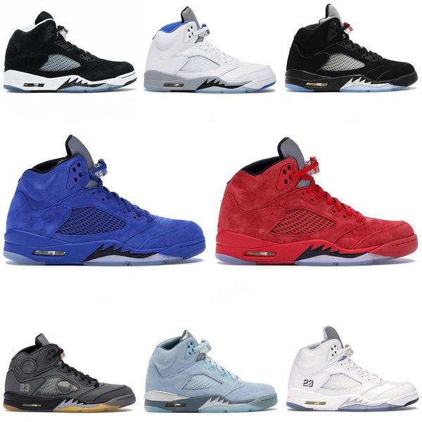 

jumpman 5 basketball shoes men 5s green bean dark concord racer blue raging bull red jade horizon unc stealth easter mens trainers sports sn