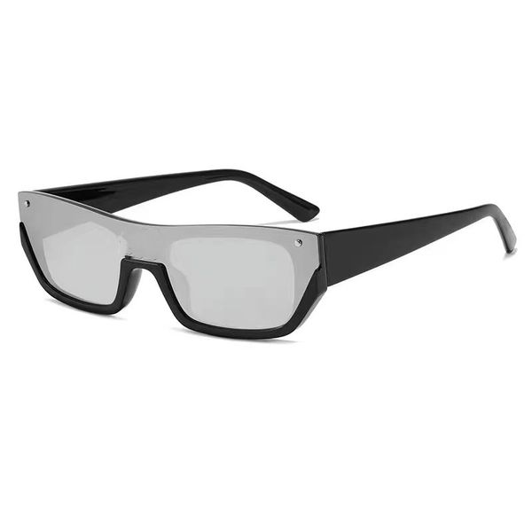 

2023 new luxur classic square sunglasses designer brand fashion mens womens sun glasses eyewear metal glass lenses with box0081, White;black