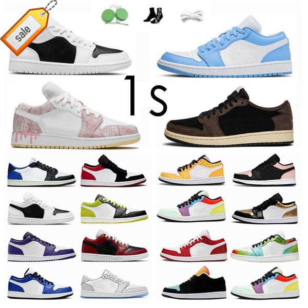 

1s low basketball shoes men's breeding toe unc og cactus black white paris gugu powder smoke grey wolf breeding sneakers women's d