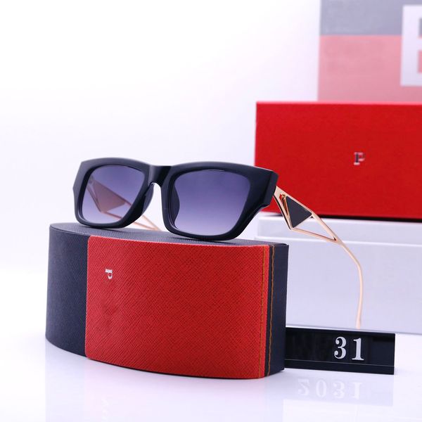 

woman designer mens sunglasses for women famous eyeglasses goggle outdoor beach driving luxury sunglass triangular signature letters 6 color, White;black