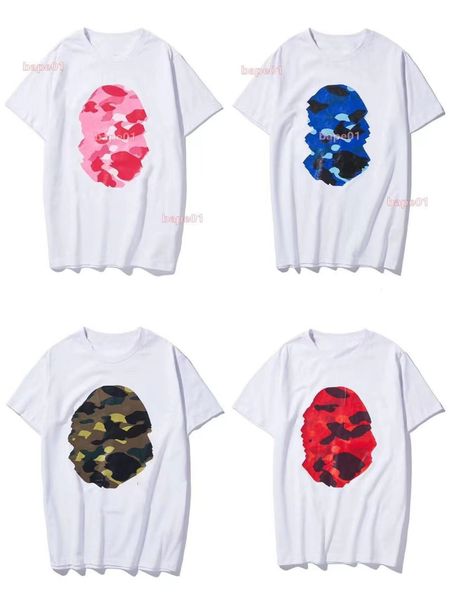 

european and american men's t-shirts od49 tide brand summer pure cotton short sleeve t-shirt 2022 new loose version couple half sleeve, White;black