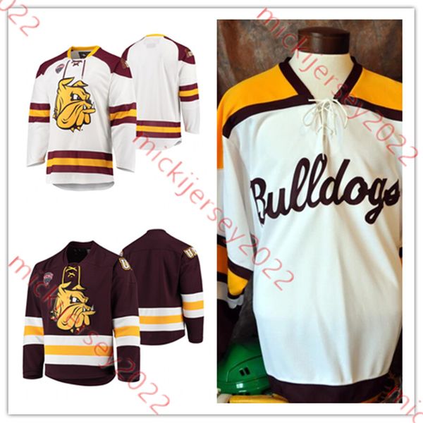 

hockey mens minnesota duluth custom stitched jersey 23 nick swaney darian gotz isaac howard wyatt kaiser ben steeves blake biondi jesse jacq, Black