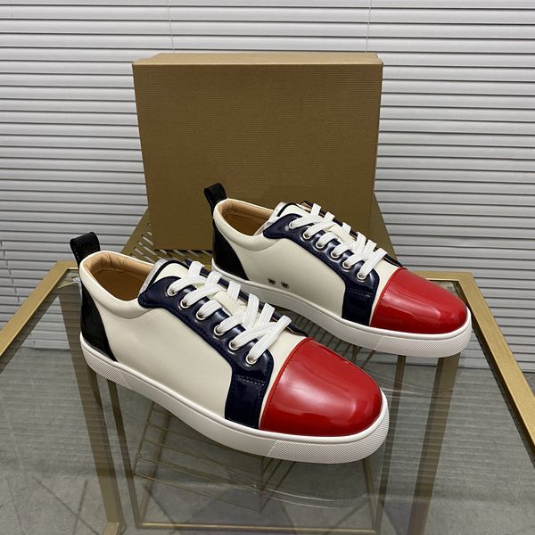 

mens stylish studded shoes handcrafted real leather designer rock style red soles shoes luxury fashion womens diamond encrusted casual shoe, Red;white