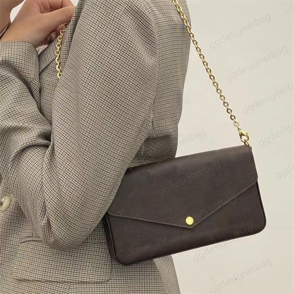 

designer handbags clutch cross body bags lady envelope shoulder bag for women fashion chains purse luxury letter print handbag cow199v