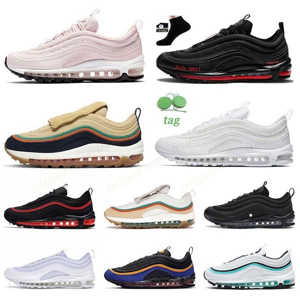 

97 97s running shoes triple white satan-1 pink barely rose golf nrg celestial gold tropical twist south beach mens men women sneakers eur 36