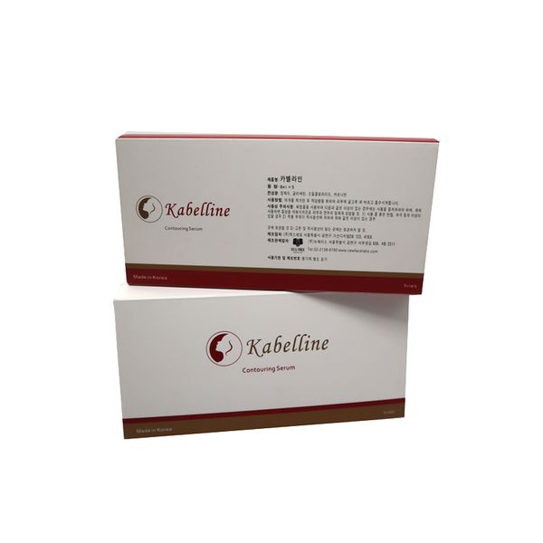 

kabelline contouring serum fat-dissolving solution 5 vials x 8ml for face double chin slimming