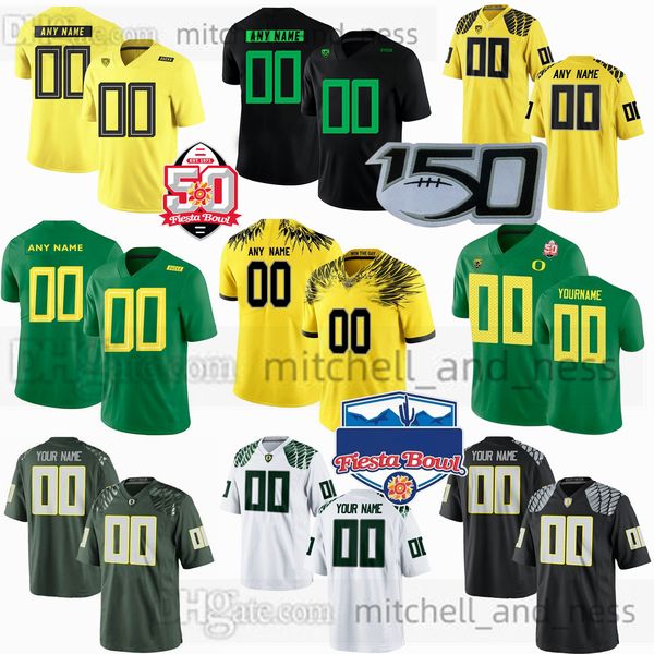 

custom s-6xl ncaa oregon ducks football jersey 8 marcus mariota 21 royce an 9 jay butterfield 10 bo nix 28 preston alford 26 ellis bynum pet, Black