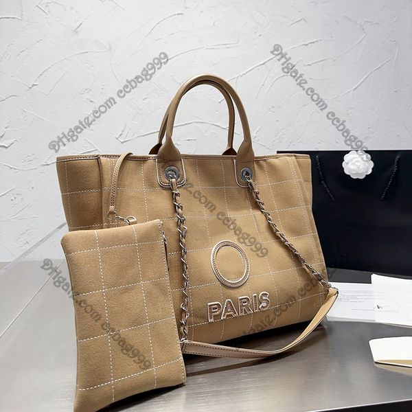 

luxury medium shopping bags whit beach totes bag tartan quilted designer handbag multi pochette leather handle outdoor packs embroidery lett