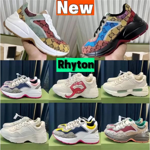 

platform ggs''gg mouse designer casual shoe shoes strawberry women rhyton chaussures multicolor sneaker sneakers men mouth trainer, Black