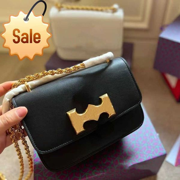 

luxury designer shoulder bag crossbody bags handbag 2023 new women's texture cowhide gold chain shoulder strap envelope bag gift box pa