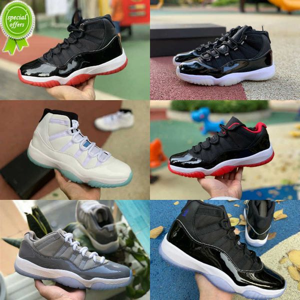 

2023 jumpman jubilee pantone bred 11 11s high basketball shoes legend blue 25th anniversary space jam gamma concord 45 low, Black