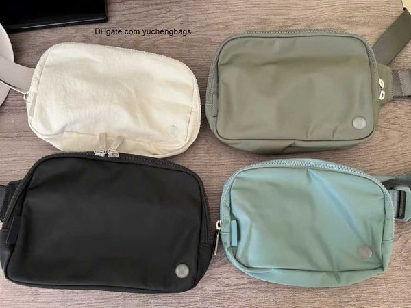 

bag luxurys designers everywhere lulu belt waist bags fanny pack bumbag women's nylon shoulder men bum chest sports yoga bag crossbody