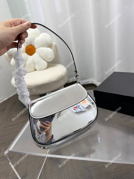 

tz luxury designer underarm bag cleo shiny leather shoulder bags classic brand hobo bags fashion women sacoche pochette flap handbags clutch
