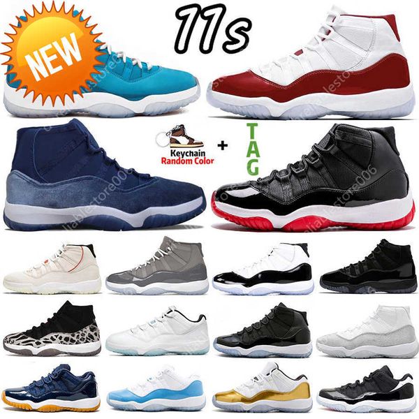 

new 11 11s basketball shoes midnight navy cherry miamis dolphins cool grey animal instinct legend blue bred concord space jam