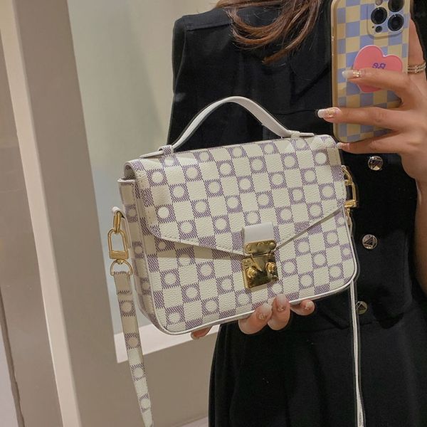 

bags totes handbag designer bag women classic imitation luxury brand plaid style allover logo lettering shoulder bag fashion party dinner wa