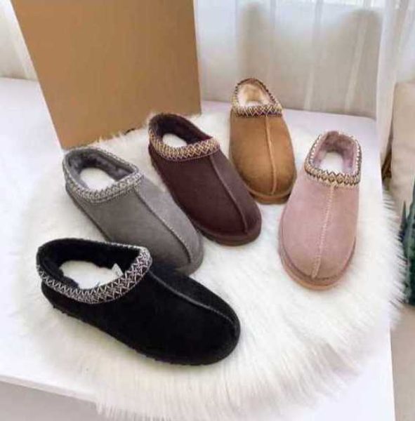 

boots ankle winter boot designer fur snow tasman slipper flat heel fluffy mules real leather australia booties for woman fghfghgugg2guggl, Black