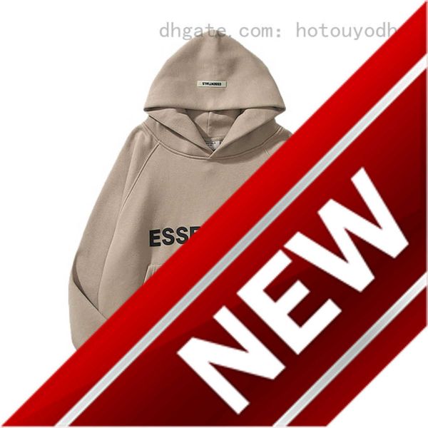 

reflective hoodies for men and women hip-hop street sweatshirts printed letters polar super dalian fashion essentials2, Black