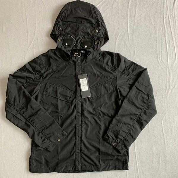 

men's hoodies sweatshirts cp designer hoodie mens jacket casual cardigan hooded coat zipper pullover sweater women stitching lens sweat, Black