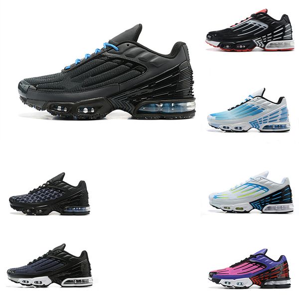 

plus 3 tn running shoes men women triple black white terrascape barely volt hyper jade university blue fury mint green pimento mens trainers