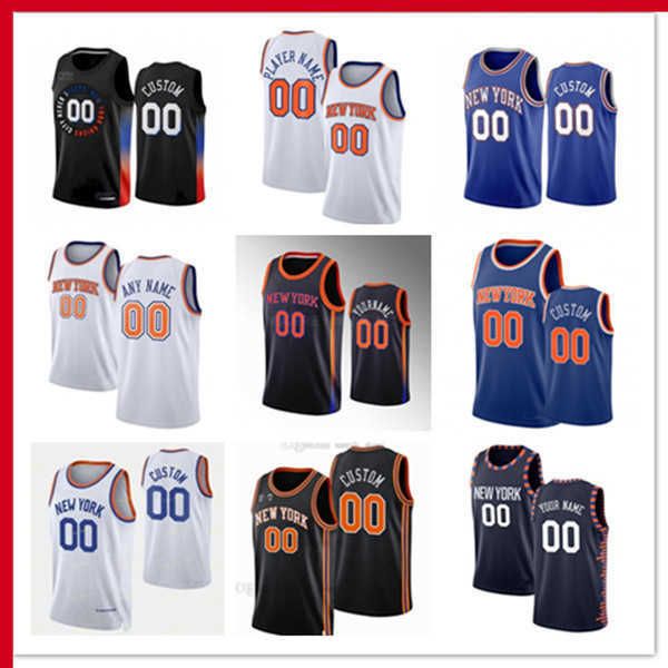 

mens women youth new york''knicks''custom 4 derrick rose 13 evan fournier 30 julius randle 11 jalen brunson 9 rj barrett, Black;red