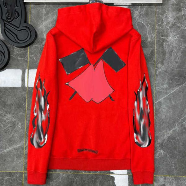 

luxury mens fashion jackets sweatshirts designer hoodies men women zipper cross scroll simple hooded sweater pullover hoodie casual coat ja, Black