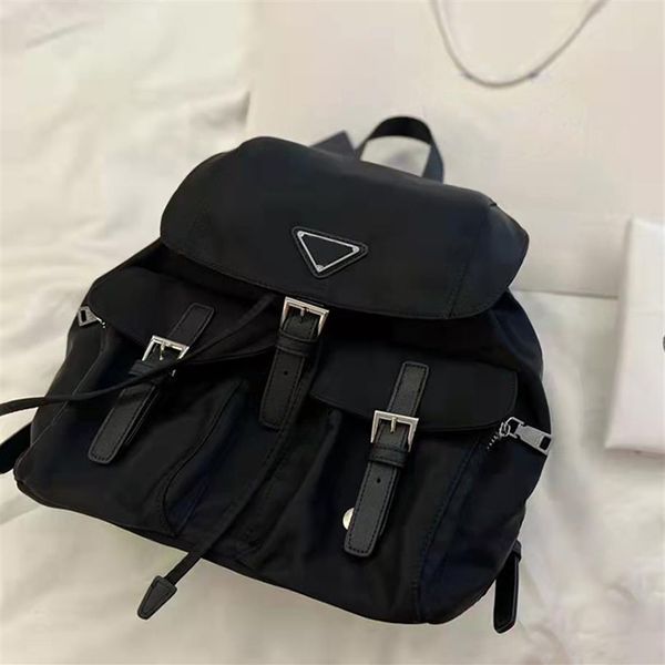 

designer nylon backpack classic p backpacks for men or women school bag size 35 30cm portable travel bags high capacity288i