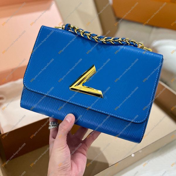 

women designers shoulder bags twist womens handbags purses wallet luxurys fashion crossbody pochette totes bag multi color ladies small flap
