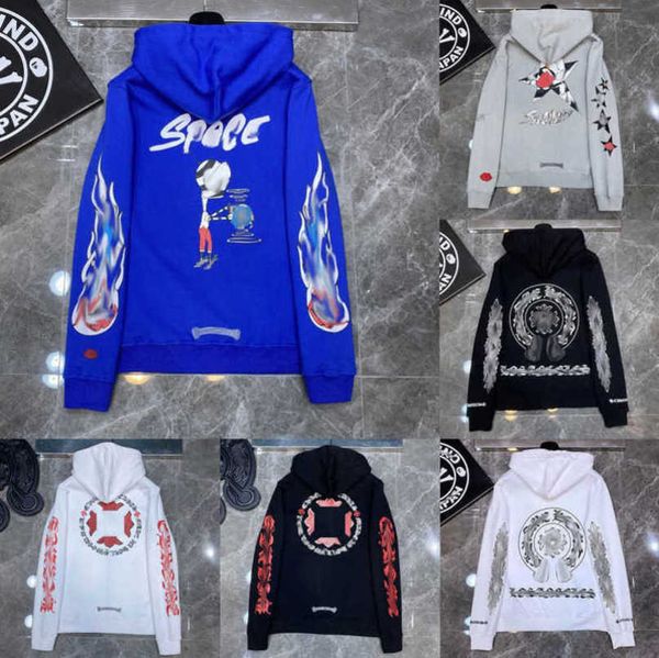 

fashion luxury men's sweatshirts jackets hoodies men women designer boy sanskrit print sweater zipper hooded cross pullover hoodie casu, Black;brown