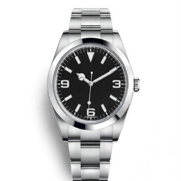 

luxury menes watch exp air king series 116900 216570 black 40mm dial automatic mechanical movement 316 steel bran designer wat292g, Slivery;brown