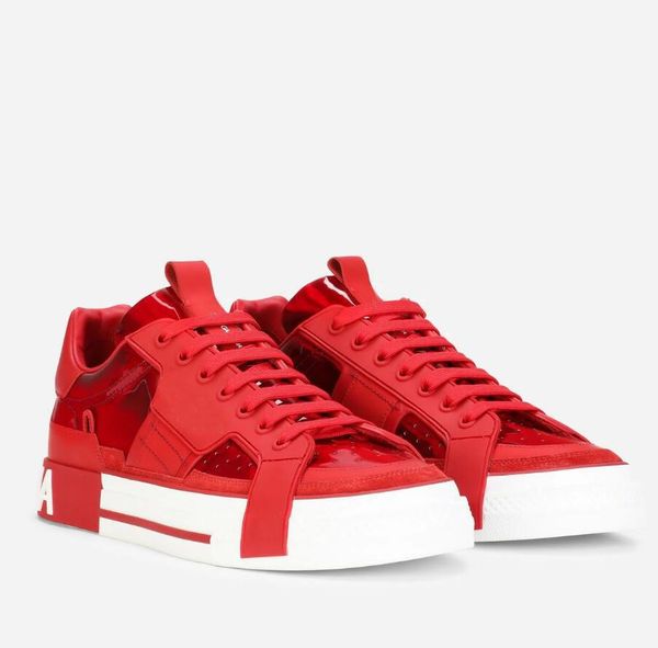 

with box designer shoes brands calfskin 2.zero custom sneakers shoes with contrasting portofino skateboard walking technical ui, Black