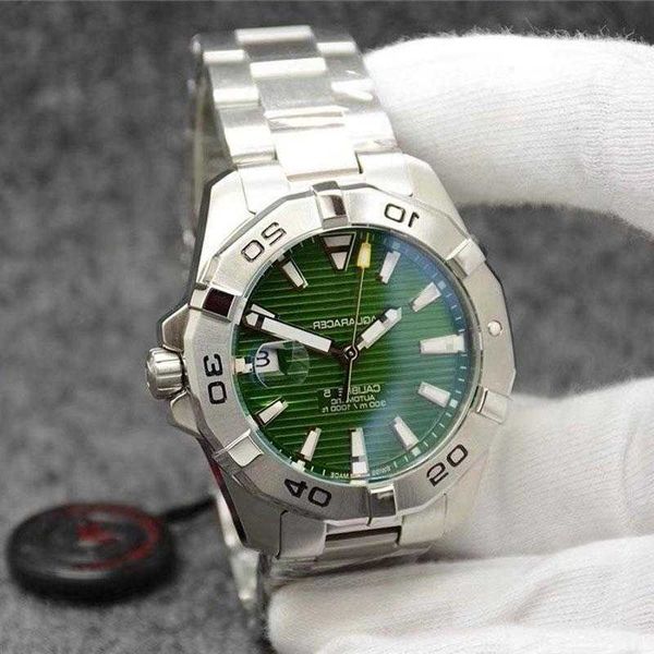 

men's luxury watch imported mechanical movement waterproof steel watchband aaa perpetual calendar, Slivery;brown