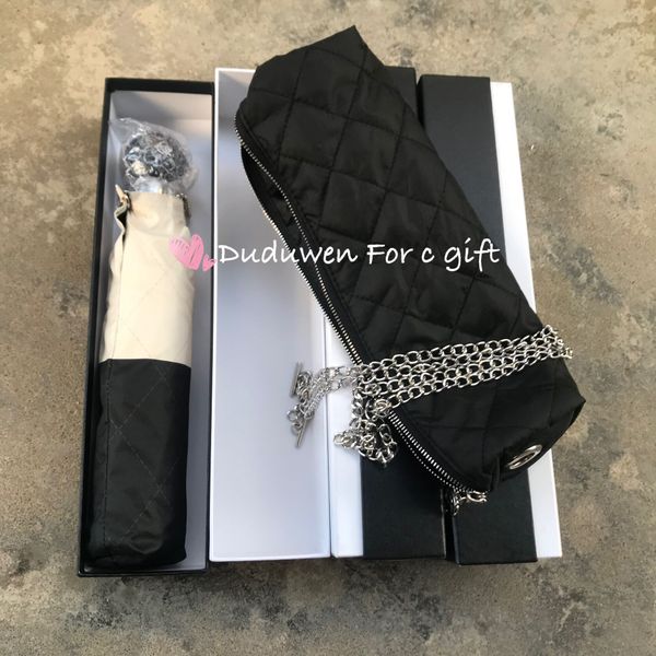 

fashion 2c umbrellas classical gift package cloth chain bag for collection trend flower umbrella